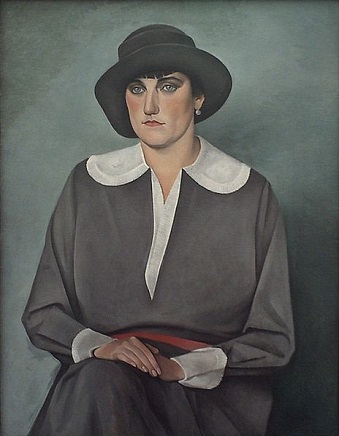 A Woman  1929  by  Alexander  Kanoldt  1881-1939  Pinakothek  der  Moderne  Munich
